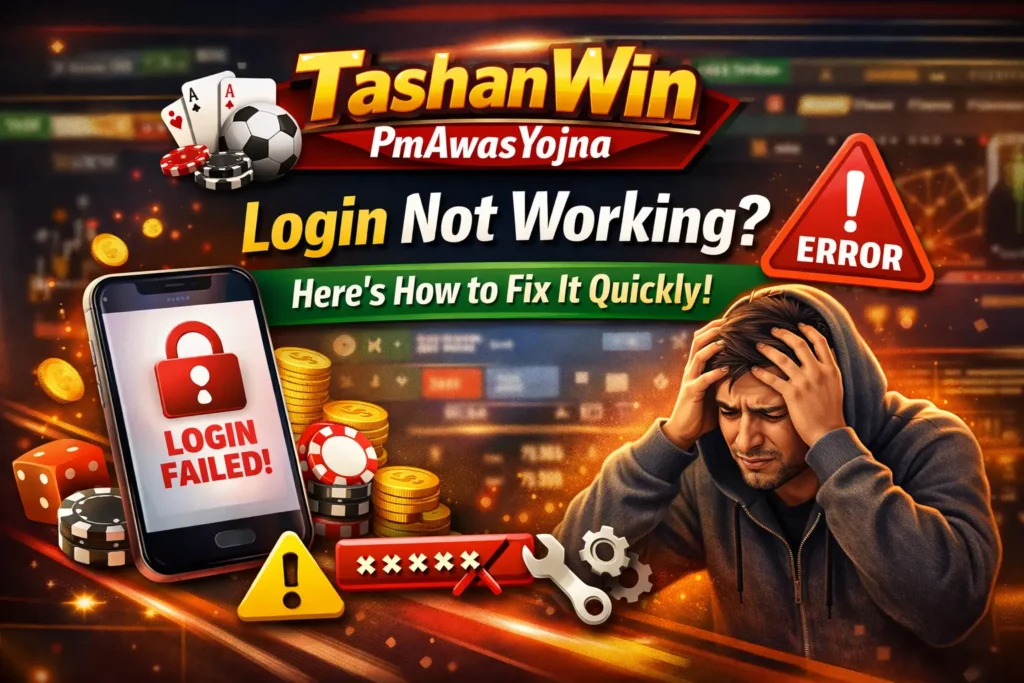 Tashan Win Login Not Working