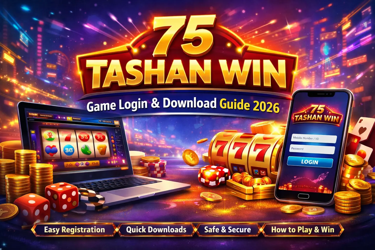 75 Tashan Win – Game Login & Download Guide 2026